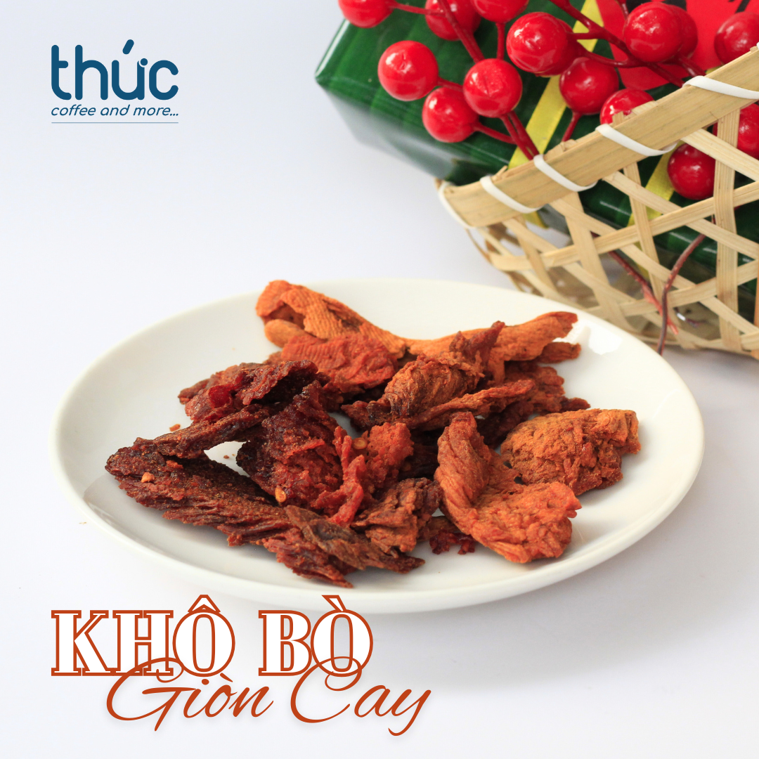 THÊM MÓN THÊM VUI, SNACK ĐÃ CÓ THÊM THÀNH VIÊN MỚI: KHÔ BÒ GIÒN CAY