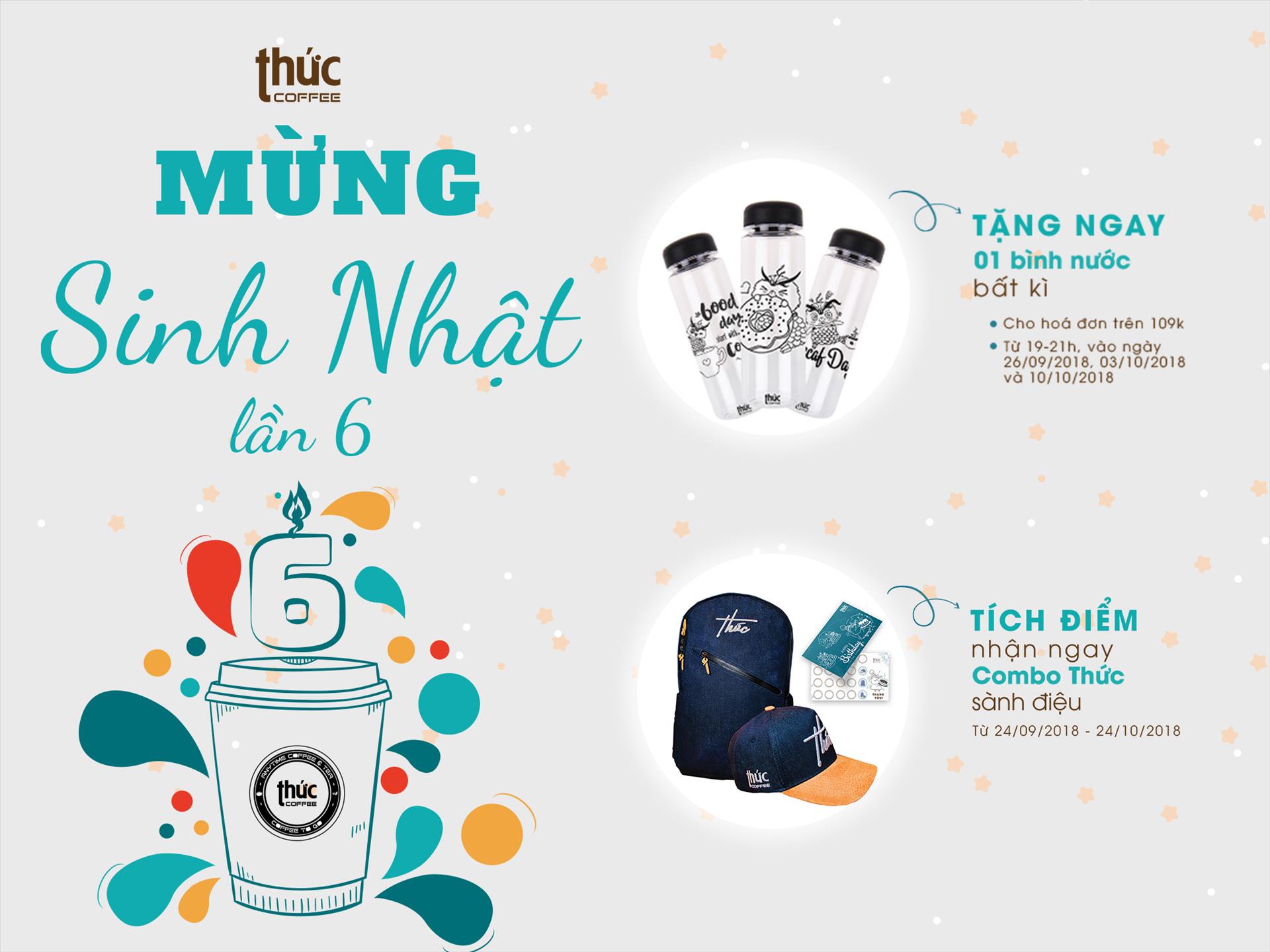 🎉Sinh nhật lần 6 - Quà siêu độc đáo 🎉