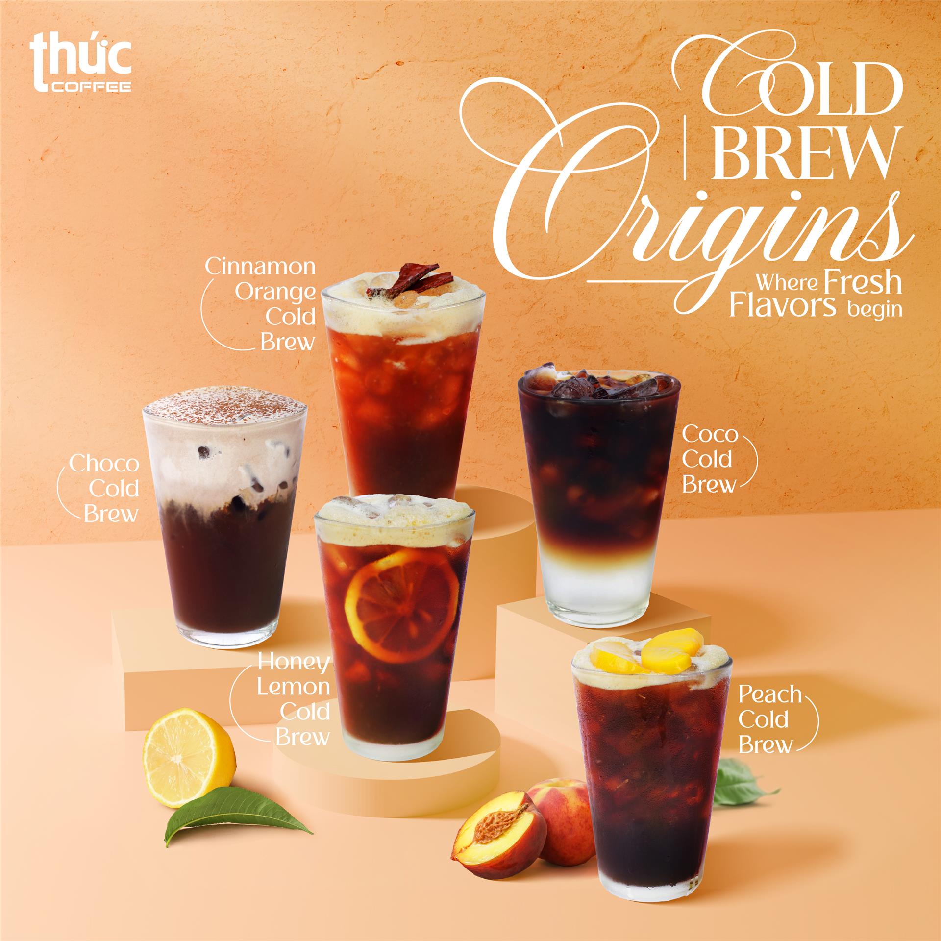 COLD BREW ORIGINS - Where fresh flavor begin ✨