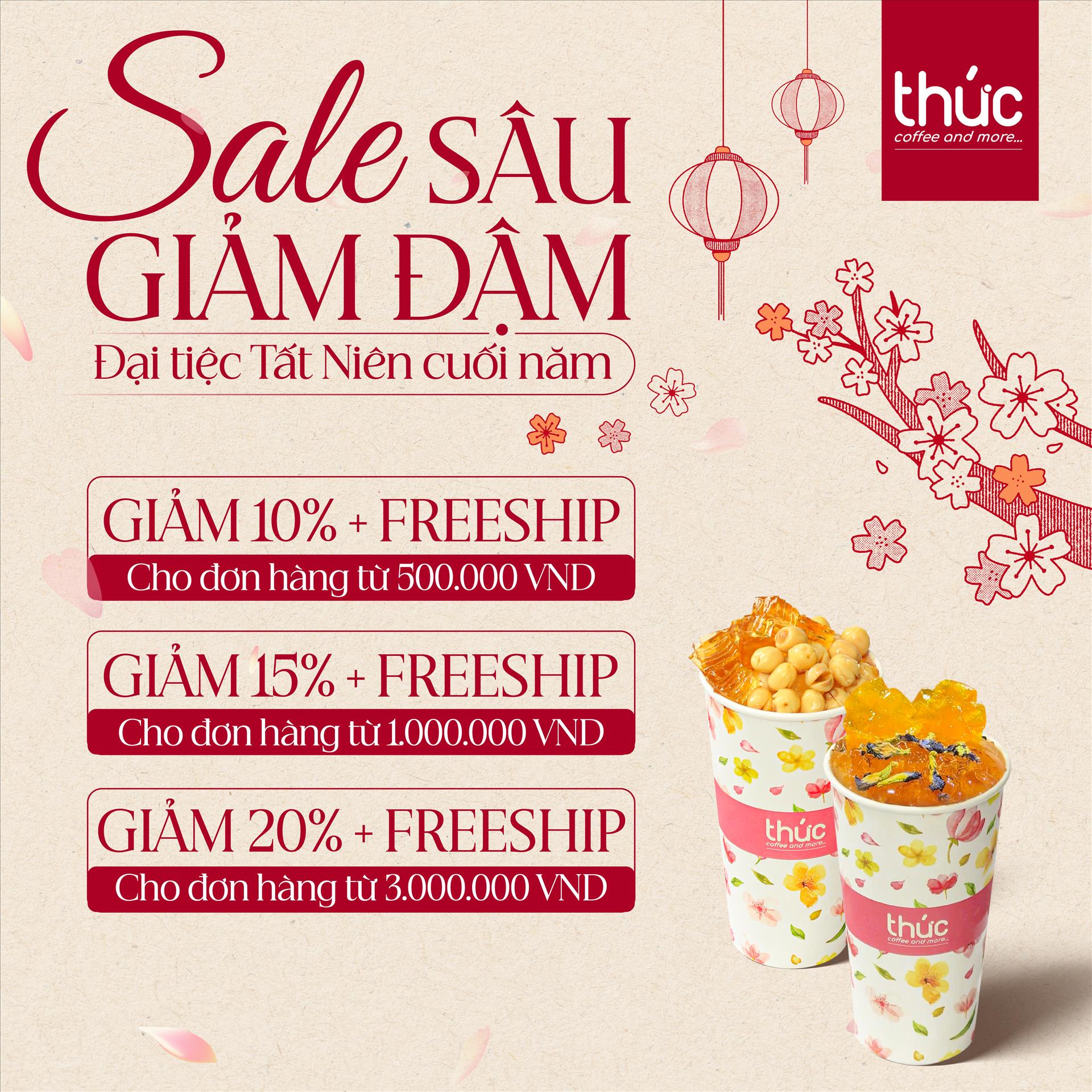 SALE SÂU GIẢM ĐẬM ĐẠI TIỆC TẤT NIÊN CUỐI NĂM