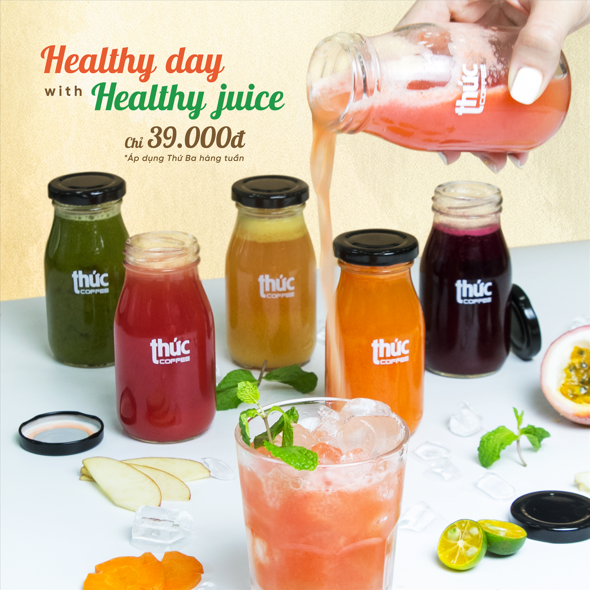 HEALTHY DAY - THỨ BA SỐNG KHỎE - ĐỒNG GIÁ 39.000Đ