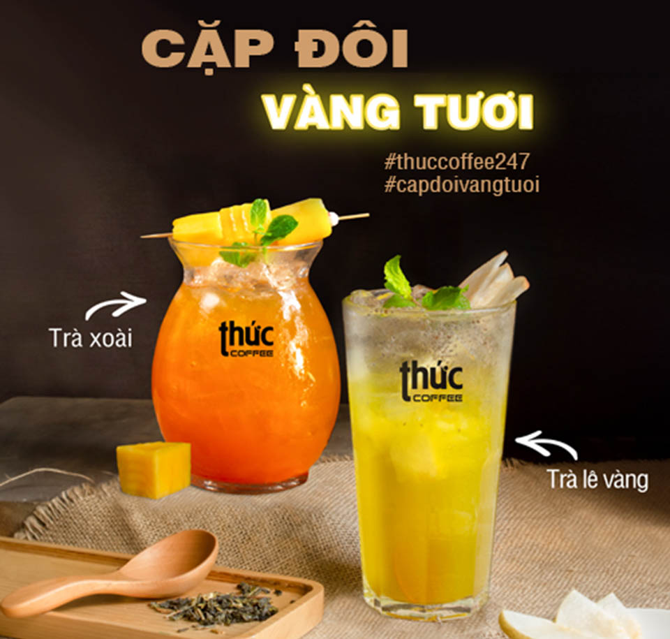 Chào đón “CẶP ĐÔI VÀNG TƯƠI” chính thức lên sóng trên menu Thức Coffee 😎😎