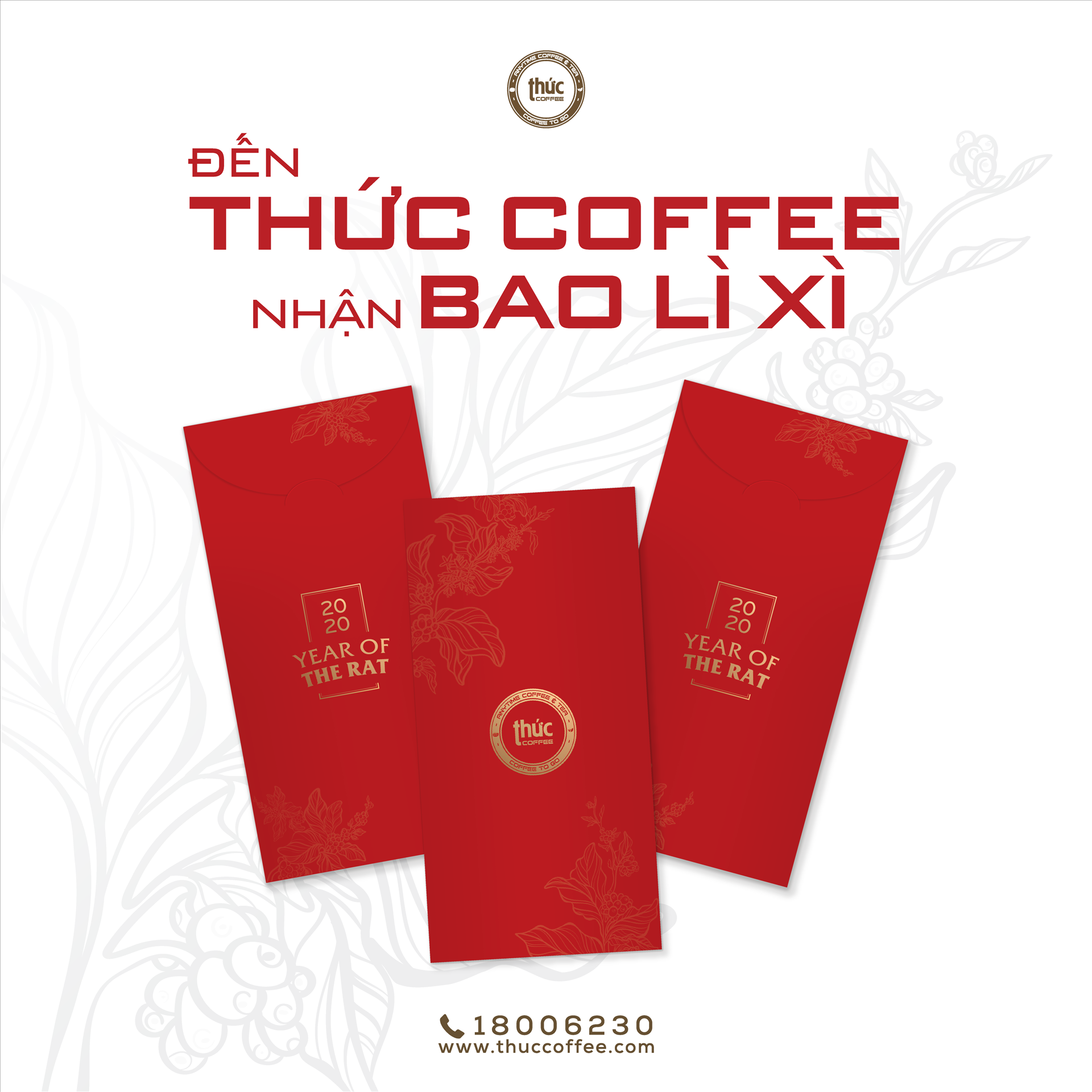 🎀🎀🎀 ĐẾN THỨC COFFEE - NHẬN BAO LÌ XÌ 🎀🎀🎀