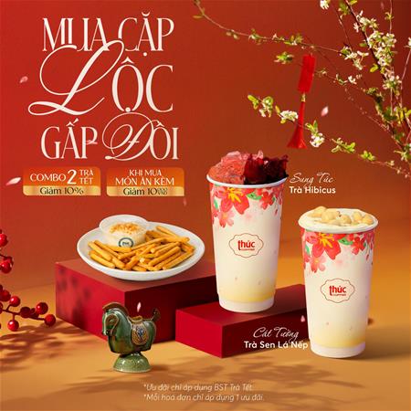 🧧 MUA CẶP – LỘC GẤP ĐÔI: TẾT NÀY PHẢI CÓ ĐÔI CÓ CẶP! 🧧